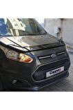 Ford Connect Ön Kaput Koruma Rüzgarlığı 3mm Akrilik (Abs) Parlak Siyah Deflektör 2014-2018