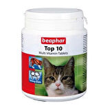 Beaphar Top 10 Kedi Vitamin 180 Tablet - Lisinya