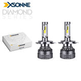 XSonne Diamond H4 Led Xenon Far Ampul 12V 60W 6000K 6000LM