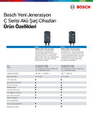 Bosch C80-Li 6/12V 15A Akü Şarj Cihazı