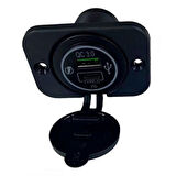 Universal Marin, Karavan Çakmak Yuvası USB + TYPE-C 9-30V
