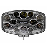 Wolfram Beyaz Sarı Led Off Road Sis Farı Çalışma Lambası 12 Led 10-30V 60W
