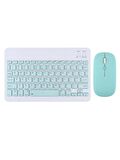 Honor Pad X9 11.5" Uyumlu Kablosuz Bluetooth Şarj Edilebilir Mini Q Klavye Mouse Seti - Mavi
