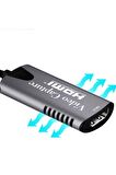 Type-c 3.1 To Hdmı 1080P 4K Ultra HD 60hz Pc Video Capture Video Görüntü Yakalama Kartı Adaptör