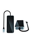 10 In 1 Usb Hub Hdmı Rj45 Ethernet Usb Çoğaltıcılı Type-c Adaptör Çevirici Dönüştürücü