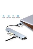 7 In 1 Usb/type-c To Usb A+usb C-usb 2.0/3.0 Çevirici Adaptör Çok Portlu Çoklayıcı Usb Hub