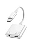 Type-c To 3.5mm Kulaklık Çevirici Aux Çevirici Ve Şarj Giriş 2 in1 Splitter