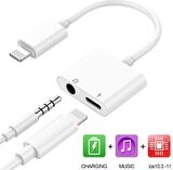 iPhone iPad Uyumlu Lightning Kulaklık Şarj Çevirici Dönüştürücü Adaptör Aux Kablosu