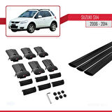 Suzuki SX4 II (JY) 2006-2014 Arası ile Uyumlu FLY Model Ara Atkı Tavan Barı Siyah 3 Adet