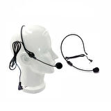 Osawa OSW W-1 Kablolu 3.5 Mm Jack Headset Telsiz Kafa Mikrofonu Müşteri Temsilcisi Mikrofon