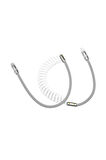 Type-c to iPhone Spiral Hızlı Şarj ve Data Aktarım Kablosu 2 Metre 30W MT2462