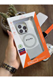 iPhone 14 Pro Magsafe Uyumlu Mika Sararmaz Kılıf SooCase720