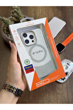 iPhone 15 Pro Magsafe Uyumlu Mika Sararmaz Kılıf SooCase720