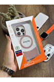 iPhone 15 Pro Magsafe Uyumlu Mika Sararmaz Kılıf SooCase720
