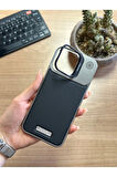 iPhone 14 Pro Max Standlı karbon Kılıf Soocase624