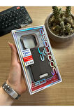 iPhone 15 Pro Standlı karbon Kılıf Soocase624