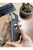 iPhone 13/14 Standlı Ve Yüzüklü MagSafe Kılıf Soocase721