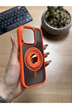 iPhone 15 Pro Standlı Ve Yüzüklü MagSafe Kılıf Soocase721