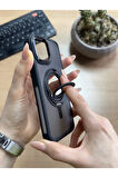 iPhone 15 Standlı Ve Yüzüklü MagSafe Kılıf Soocase721