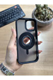 iPhone 15 Standlı Ve Yüzüklü MagSafe Kılıf Soocase721