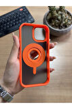 iPhone 15 Standlı Ve Yüzüklü MagSafe Kılıf Soocase721