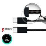 45W SÜPER FAST QC 4.0 PD TYPE-C TO TYPE-C EV ŞARJ CİHAZI MT1745