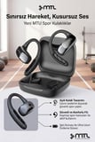OWS Sporcu Kablosuz Bluetooth Kulaklık Kulak Üstü Ultra Konforlu Air Conduction Tipi MT934