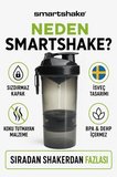 smartshake original2go serisi 600 ml siyah protein shaker