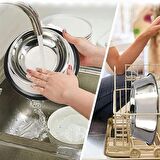  22 cm  Her Alanda Kullanıma Uygun  Paslanmaz Çelik Metal Evcil Hayvan Mama Kabı