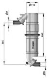 Vetus Muffler/Goose Neck Ø D 90 mm