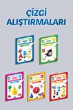 Çizgi Alıştırmaları Seti - 5 Kitap Takım