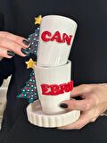 Çam Ağaç Tutacaklı İsimli Fincan