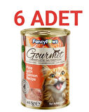 Fancy Paws Somonlu Yetişkin Kedi Konserve Maması x 6 Adet