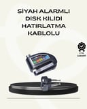 Çift Modlu 110db Alarmlı Disk Kilidi Suya Dayanıklı
