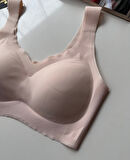 Carla Balensiz Dikişsiz Push-up Invisible Ice-Silk (Görünmez) Sütyen - İthal Bra