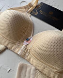 Maria Balensiz Delikli Nefes Alan Aksesuarlı Yandan Destekli Kalın Askılı C Cup Toparlayıcı Sütyen