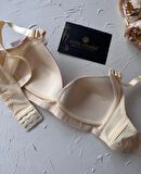 Maria Balensiz Delikli Nefes Alan Aksesuarlı Yandan Destekli Kalın Askılı C Cup Toparlayıcı Sütyen