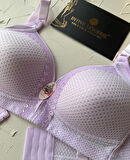 Maria Balensiz Delikli Nefes Alan Aksesuarlı Yandan Destekli Kalın Askılı C Cup Toparlayıcı Sütyen