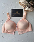 Maria Balensiz Delikli Nefes Alan Aksesuarlı Yandan Destekli Kalın Askılı C Cup Toparlayıcı Sütyen