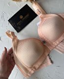 Maria Balensiz Delikli Nefes Alan Aksesuarlı Yandan Destekli Kalın Askılı C Cup Toparlayıcı Sütyen