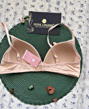 Koza %95 Pamuklu Balensiz İnce Askılı Genç Kız Tekli Alıştırtırma Küçük Beden Sütyen