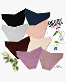 Kozabiat Dominant 10'lu Pamuklu Kenarları İpli Ekonomik Günlük Büyük Beden Külot (XL-3XL)