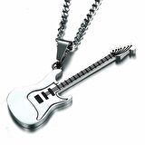 Yüksek Kalite Çelik Titanyum Gitar Kolye Metal Renk