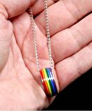 Gökkuşağı Rainbow Yüzük Kolye 