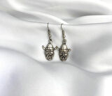 Viking Savaşçı Başı Antik Küpe