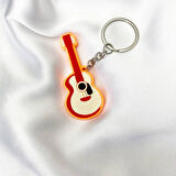 Mini Enstrüman Gitar Anahtarlık