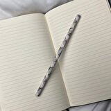Piyano Sol Anahtarı Nota Müzik Desenli Kalem Silgi Set