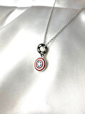 Captain America Kalkanı Paslanmaz Çelik Charm Kolye