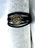 Game Of Thrones Kurt Unisex Bronz Eskitme Bileklik Ayarlanabilir İp