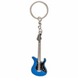 Gitar Mavi Gitarist Hediye Anahtarlık veya Çanta Süsü